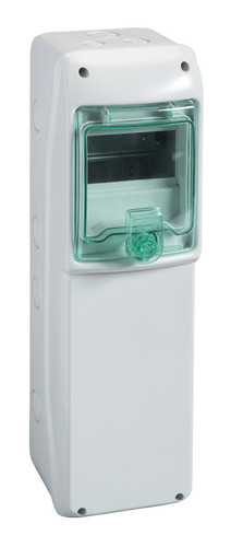 Распределительный шкаф Schneider Electric KAEDRA, 5 мод., IP65, навесной, пластик, зеленая дверь