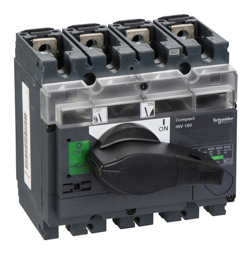 Рубильник Schneider Electric Interpact INV 160А 4P, фронтальное исполнение