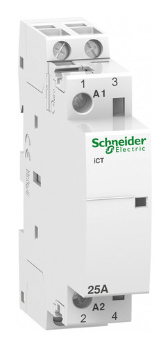 Модульный контактор Schneider Electric iCT 2P 25А 230/220В AC