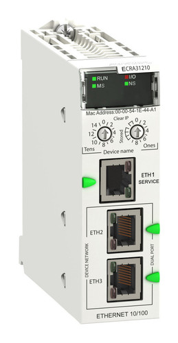 Адаптер удаленного в/в RIO Ethernet,M580