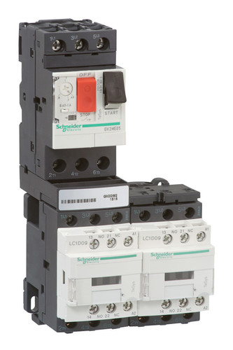 Пускатель Schneider Electric TeSys GV2DM 2.5А, 0.75кВт 400/24В