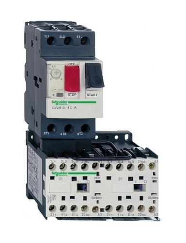 Пускатель Schneider Electric TeSys GV2ME 6.3А, 2.2кВт 400/24В