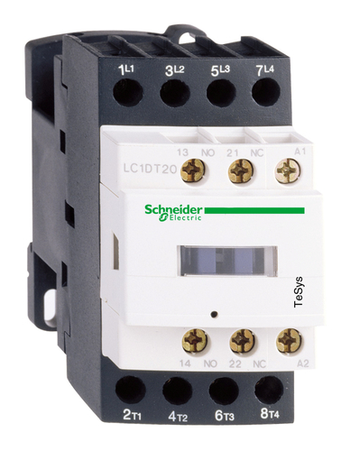 Контактор Schneider Electric TeSys LC1D 4P 12А 400/24В AC 5.5кВт