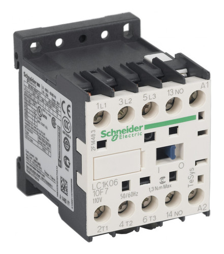 Контактор Schneider Electric TeSys LC1K 3P 6А 400/110В AC 2.2кВт