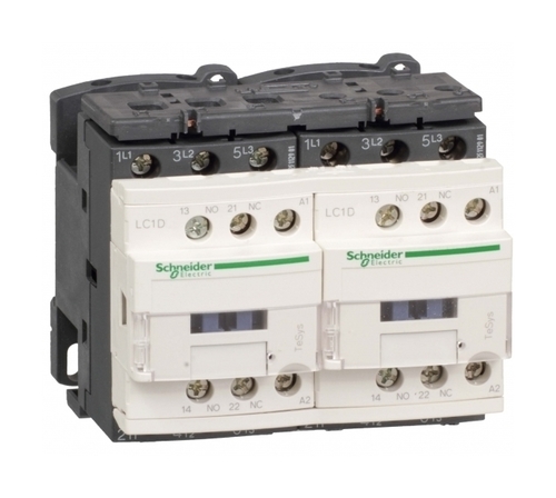 Реверсивный контактор Schneider Electric TeSys LC2D 3P 9А 400/24В DC 4кВт