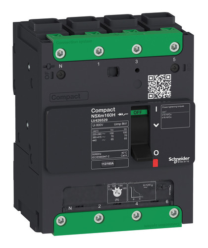 Силовой автомат Schneider Electric Compact NSXm, 25кА, 4P, 63А