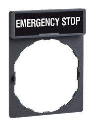 ЭТИКЕТКА EMERGENCY STOP