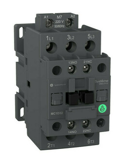 Контактор Systeme Electric SystemePact M 3P 38А 220В DC 18.5кВт, MC1D38MD