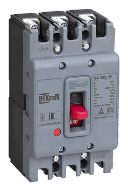 Автоматические выключатели для защиты электродвигателей DEKraft ВА-300